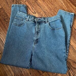 80s Vintage Stonewashed Skinny Jeans Size 12 Medium Rinse Stretchy Ankle Zip